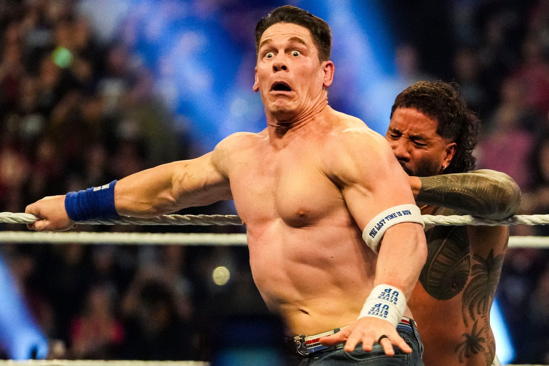 John Cena Hilariously Turns NBA Legends Into Wrestlers as The Peacemaker