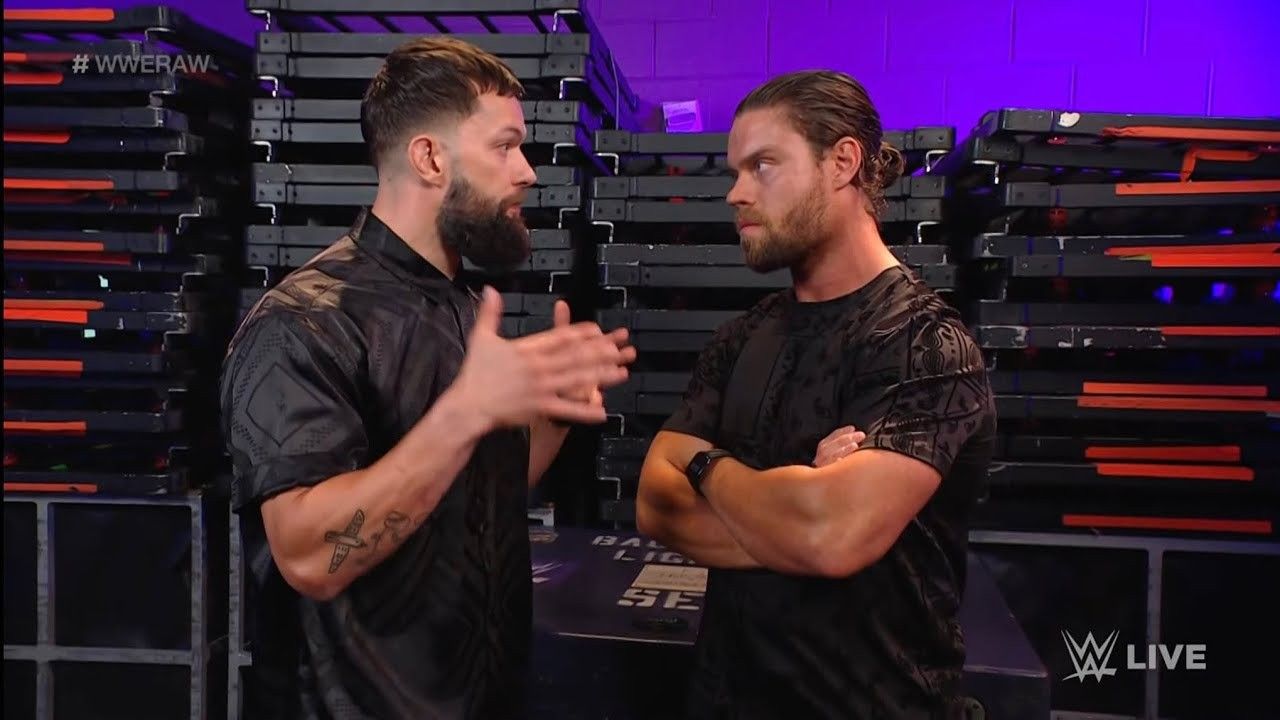 Finn Balor Spotted Plotting Backstage on WWE RAW After Intense Talk With Dominik Mysterio