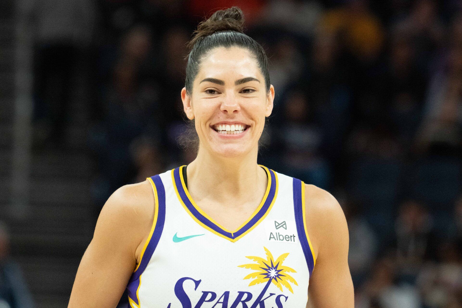 Los Angeles Sparks guard Kelsey Plum (10) during the third quarter against the Golden State Valkyries at Chase Center.