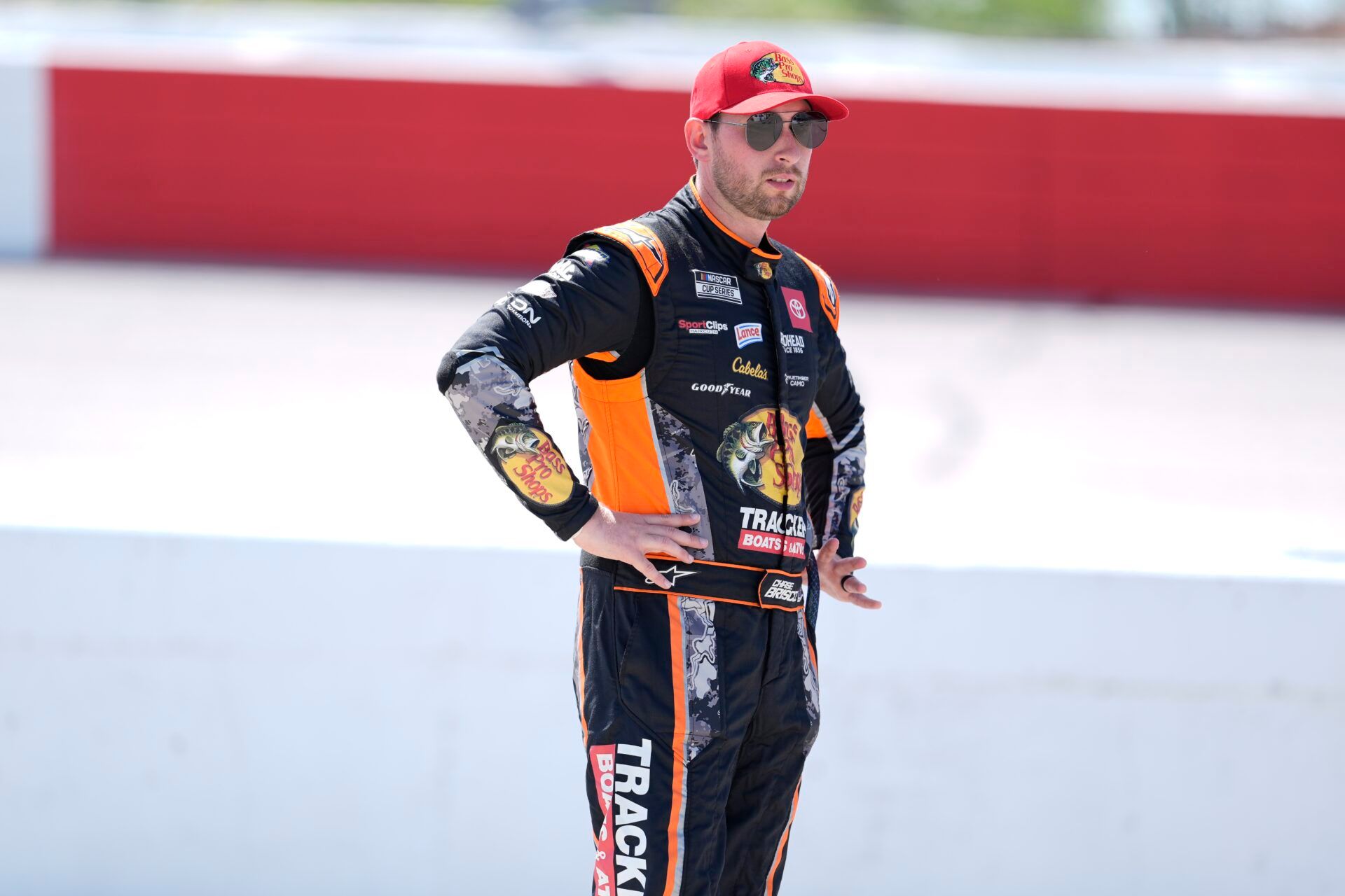 NASCAR Cup Series driver Chase Briscoe (19) at Darlington Raceway.