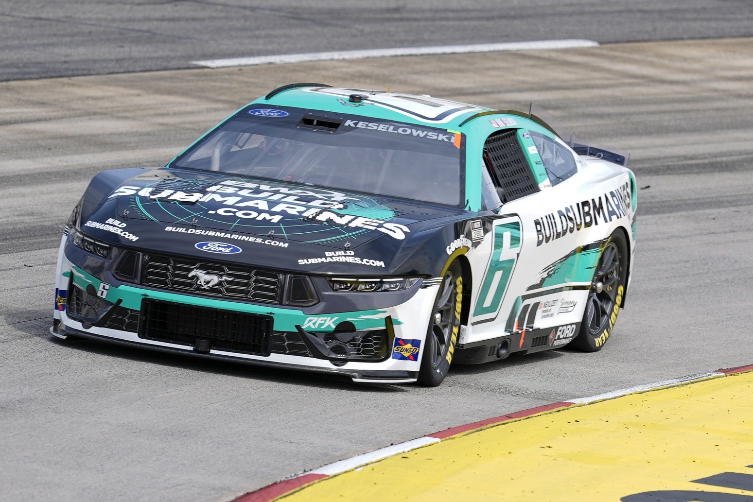 NASCAR Cup Series driver Brad Keselowski (6) during practice and qualifying for the Cook Out 400 at Martinsville Speedway.