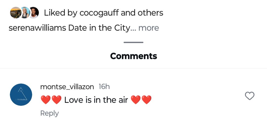 Screen grab of a fan reaction