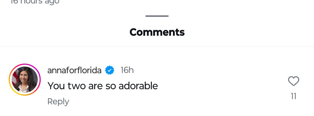 Screen grab of a fan reaction