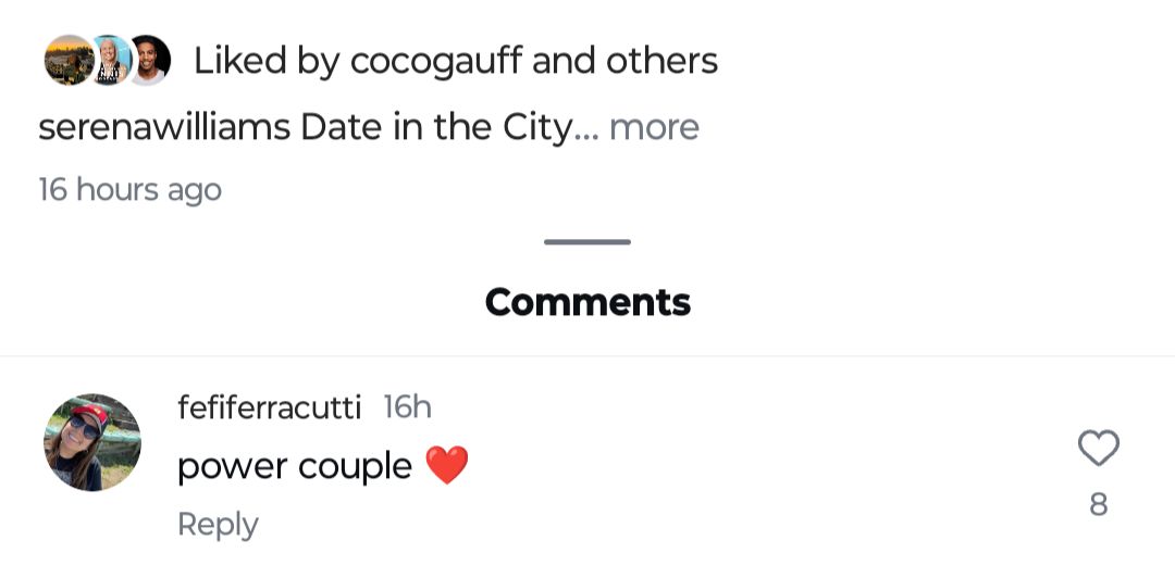 Screen grab of a fan reaction