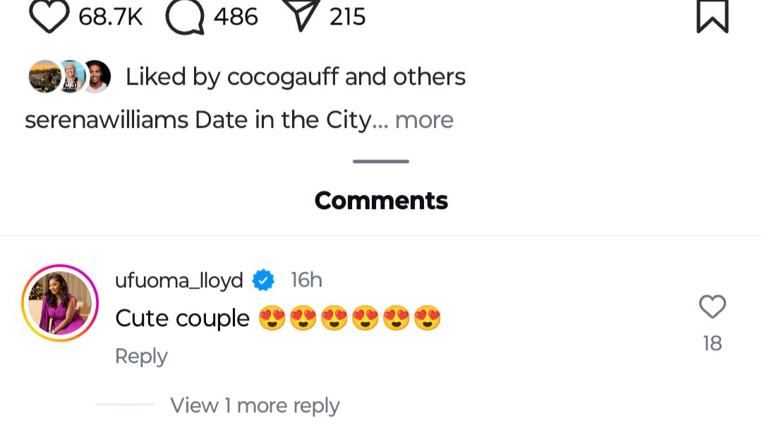 Screen grab of a fan reaction