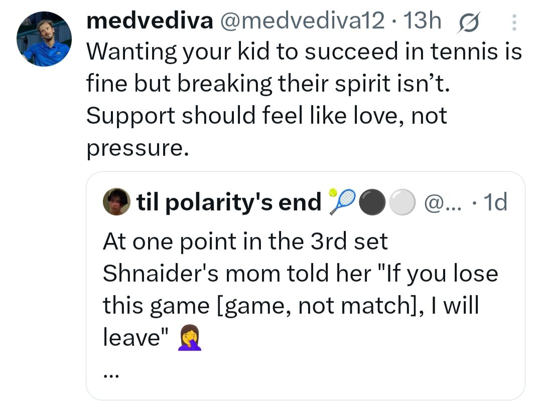 Screen grab of a fan reaction