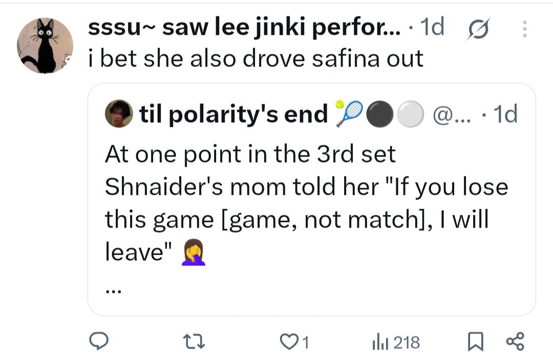 Screen grab of a fan reaction