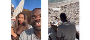 Screengrab of Frances Tiafoe’s girlfriend Ayan Broomfield's Instagram stories (@ayan.broomfield)