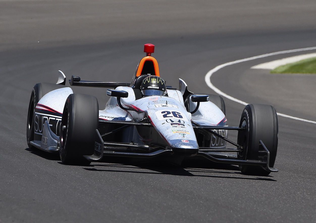 Indy Car Series driver Kurt Busch (26) during the 2014 Indianapolis 500 at Indianapolis Motor Speedway.