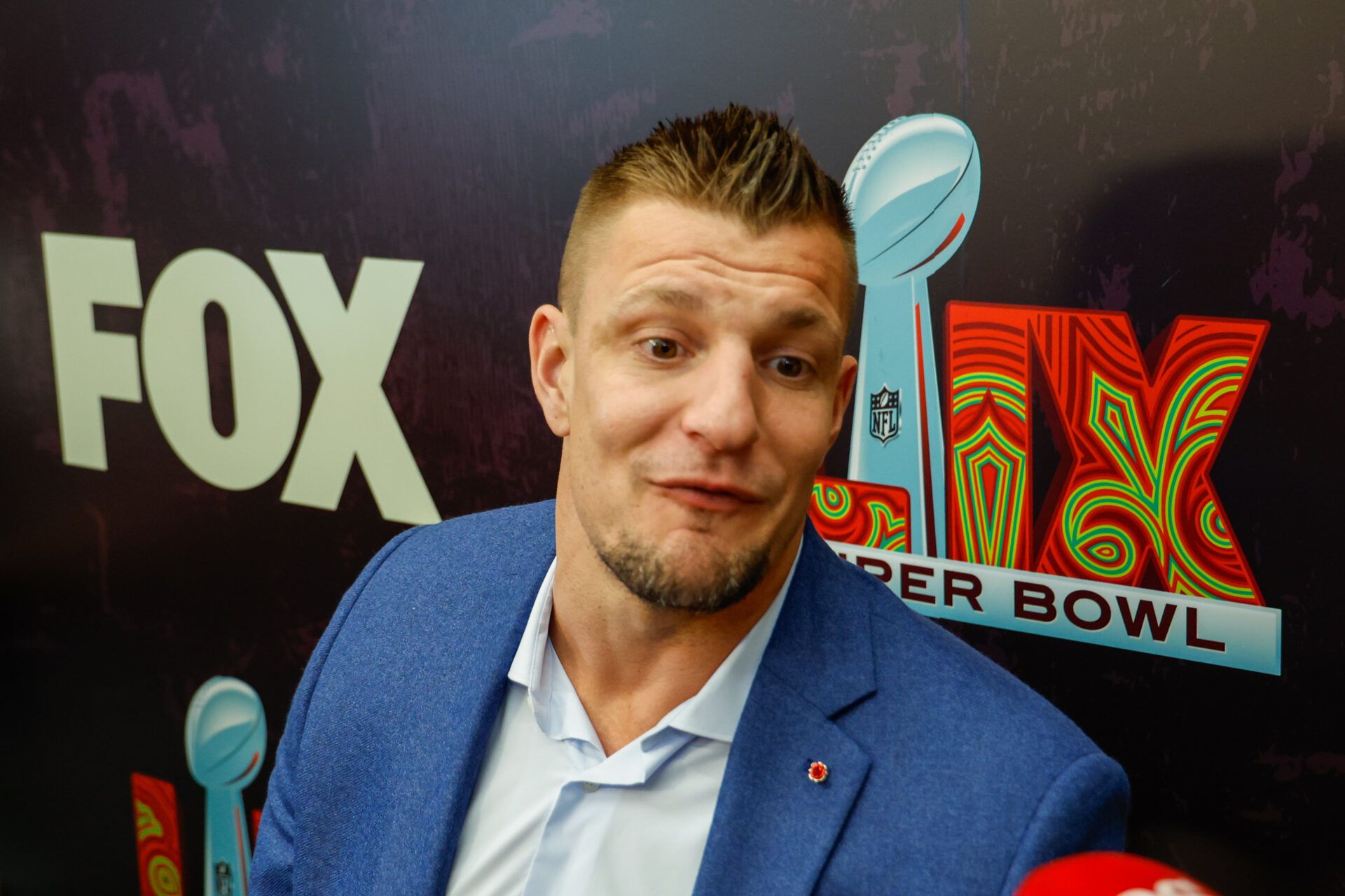 Bill Belichick's relationship has gone very public over the past year. Julian Edelman and Rob Gronkowski think they should throw the bachelor party.