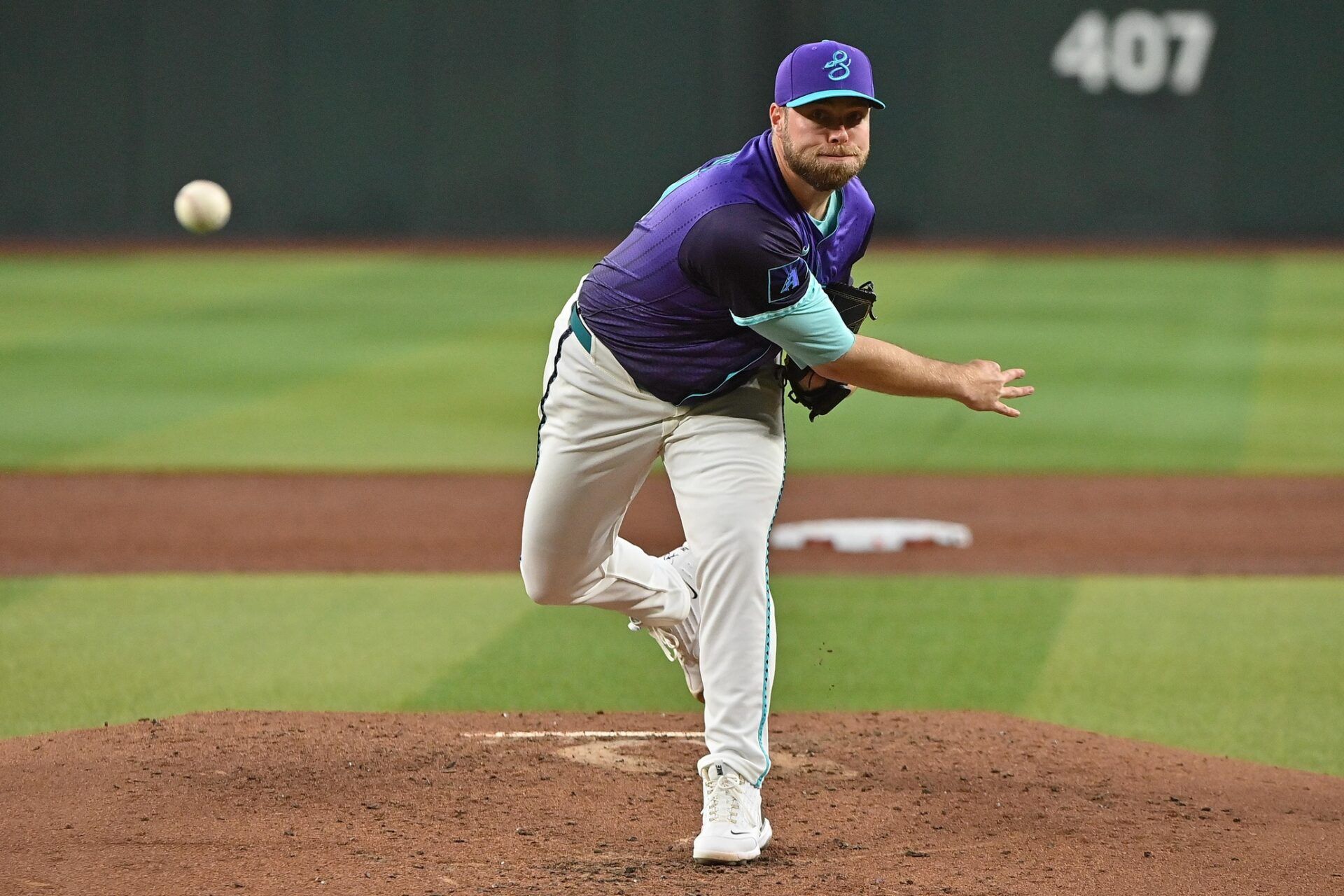 Arizona Diamondbacks pitcher Corbin Burnes (39) throws in the third inning against the Colorado Rockies at Chase Field.