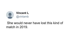 Screengrab of a user’s comment about Bianca Andreescu's Paris exit via x.com