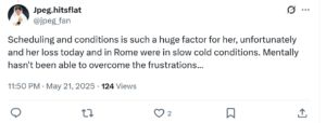 Fans react to Jessica Pegula's Strasbourg loss