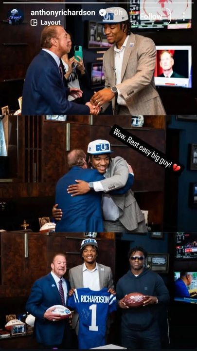 Anthony Richardson's Instagram image - Courtesy of Anthony Richardson on Instagram