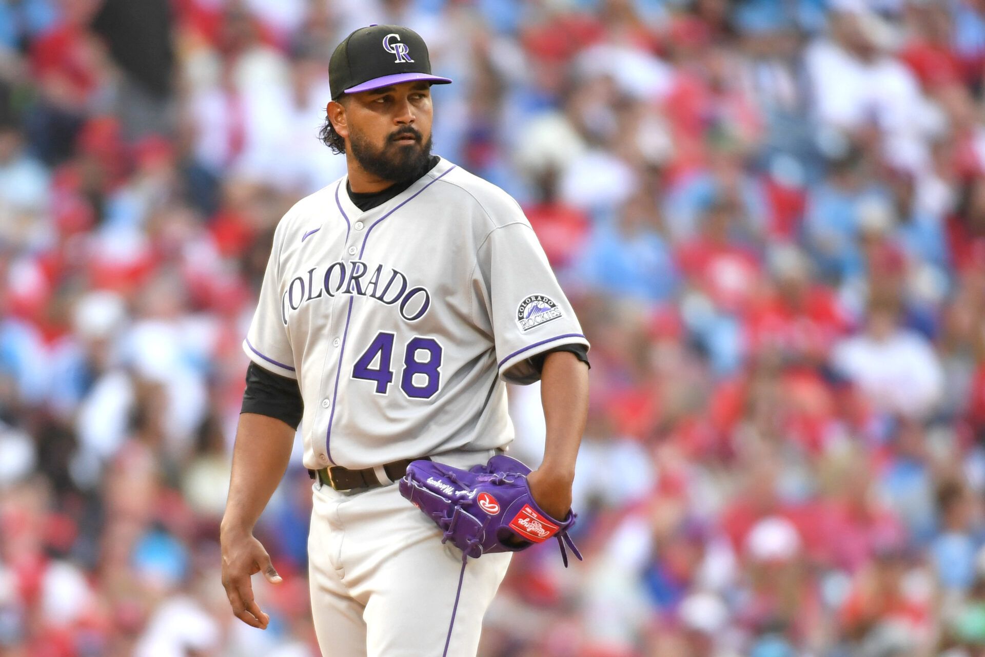 Colorado Rockies pitcher Germn Mrquez (48) against the Philadelphia Phillies at Citizens Bank Park.