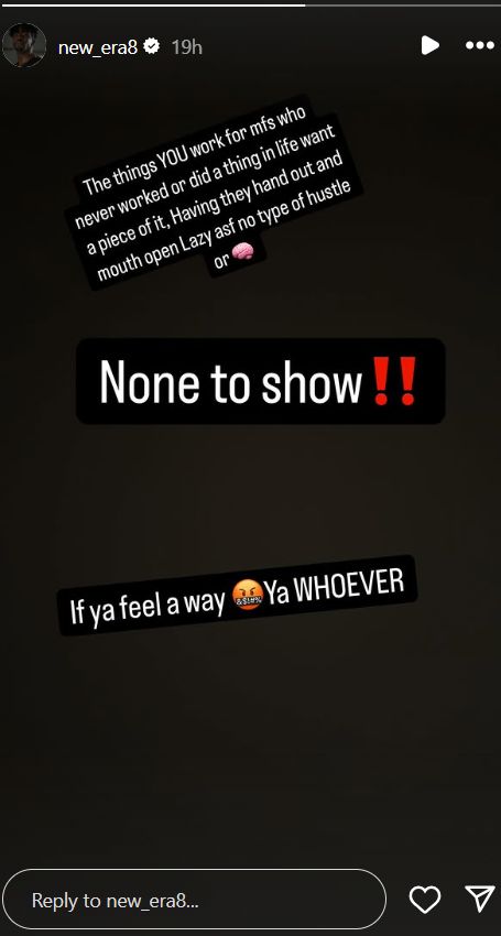 Lamar Jackson hits out at those who try to leach off his fortune.