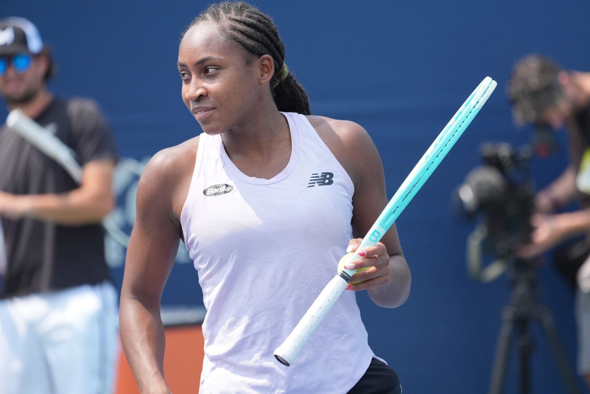 Coco Gauff's mom, Candi, shared a photo in front of the Olympic rings and Eiffel Tower while in Paris for her daughter's 2025 French Open run.