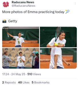Emma Raducanu Spotted With Mark Petchey at French Open Days After Raising Injury Concerns