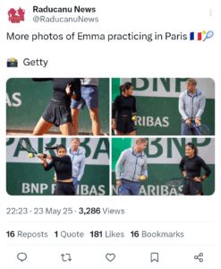 Emma Raducanu Spotted With Mark Petchey at French Open Days After Raising Injury Concerns