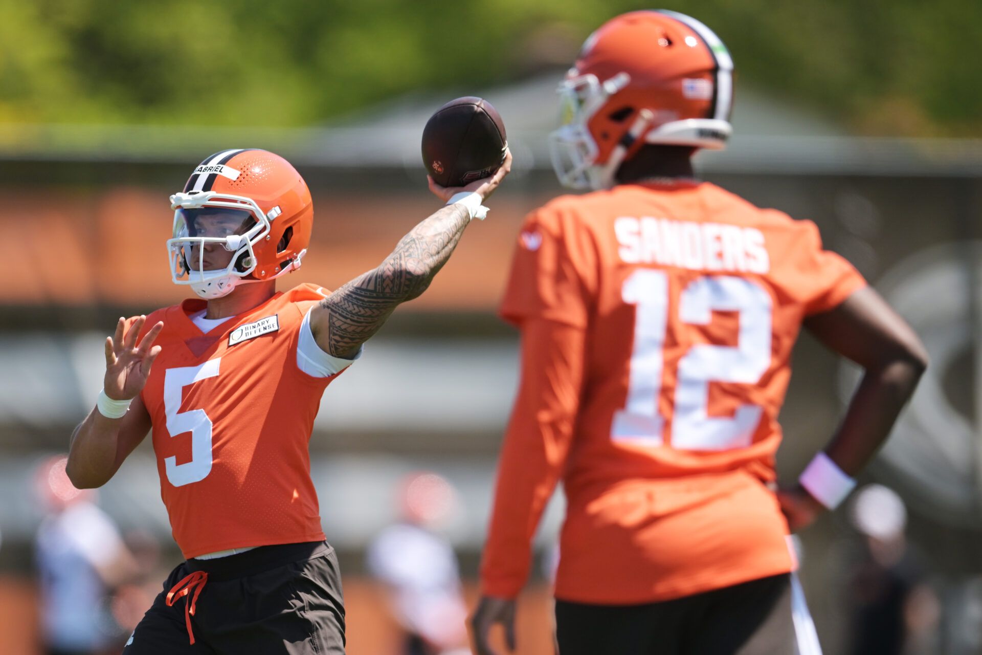 Shedeur Sanders Reveals What Impresses Him Most About Fellow Browns Rookie Dillon  Gabriel Amid QB Battle