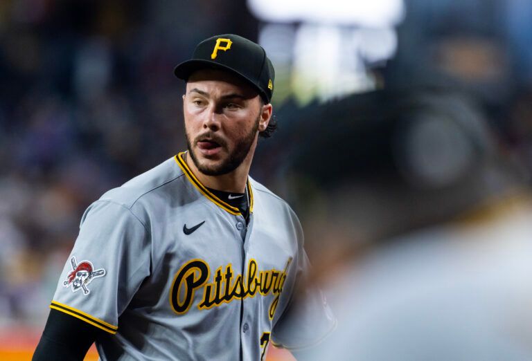 Pittsburgh Pirates pitcher Paul Skenes against the Arizona Diamondbacks in the second inning at Chase Field.