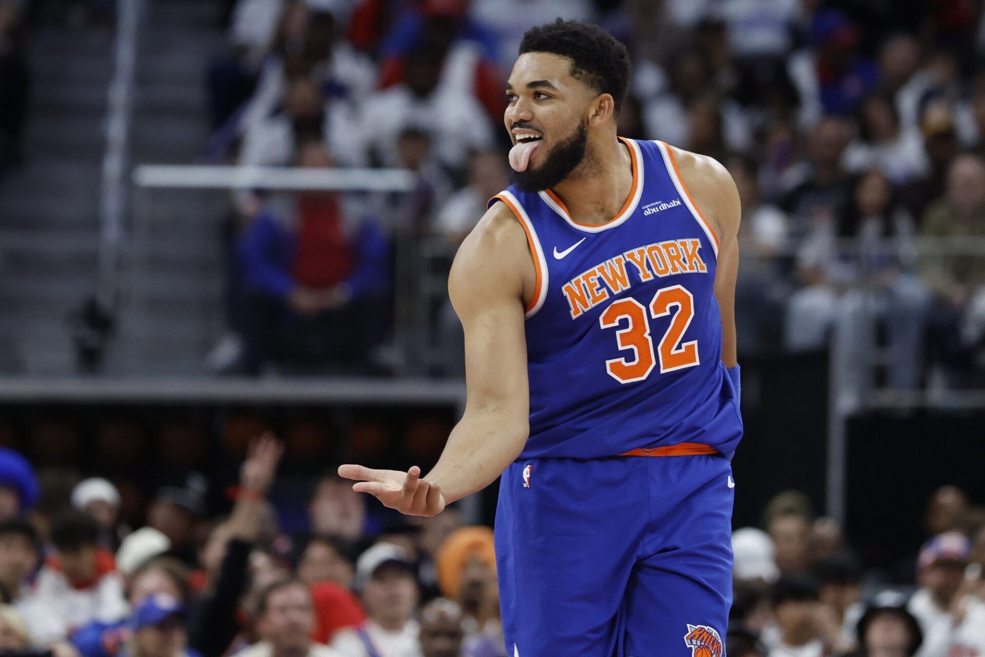 WATCH: Karl-Anthony Towns Goes Viral for Unusual Footwear Choice After  Knicks' Game 5 Win vs. Pacers
