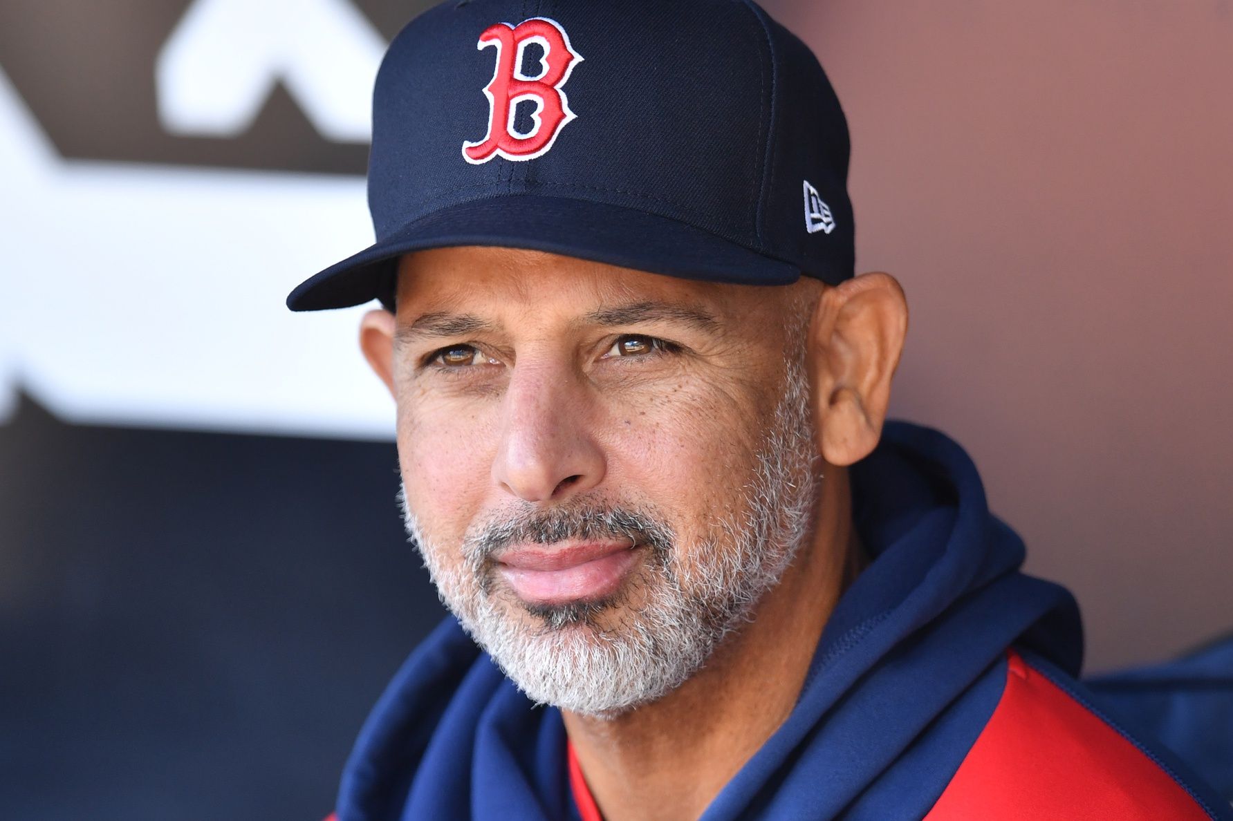 Boston Red Sox manager Alex Cora is seen prior to a game against the Chicago White Sox at Rate Field.