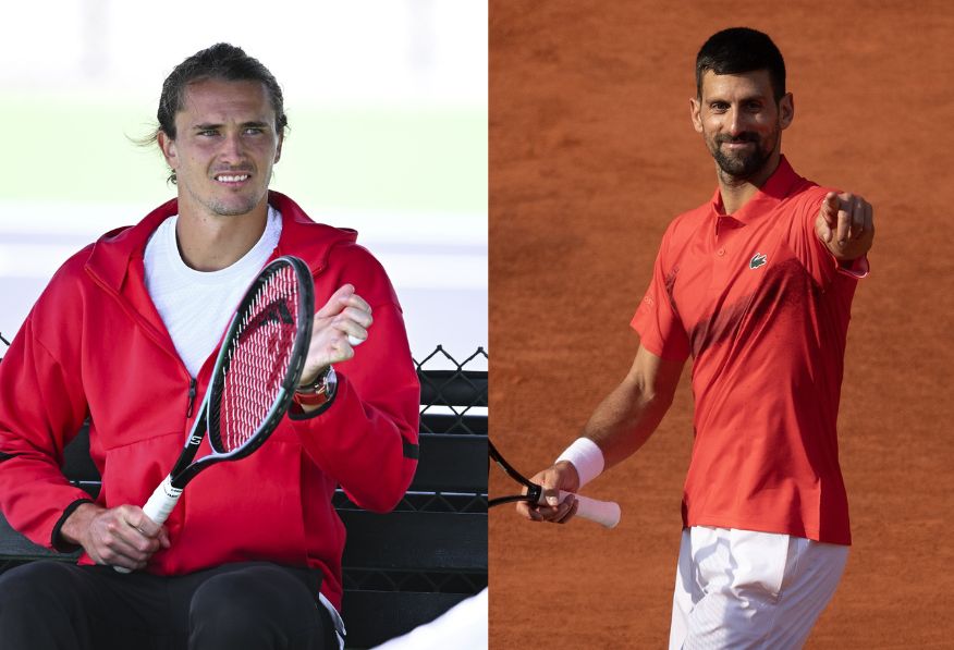 Novak Djokovic Amusingly Accuses Alexander Zverev of Spying on Him Ahead of French Open Match
