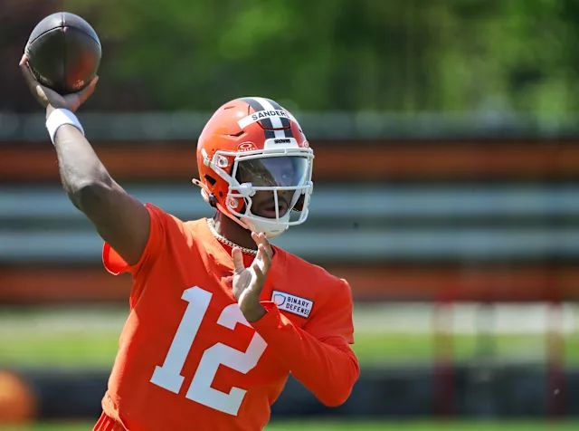 Shedeur Sanders Shines in Open Portion of Browns OTAs, Leading QBs in TDs and Completion Rate: Stats, Highlights, More