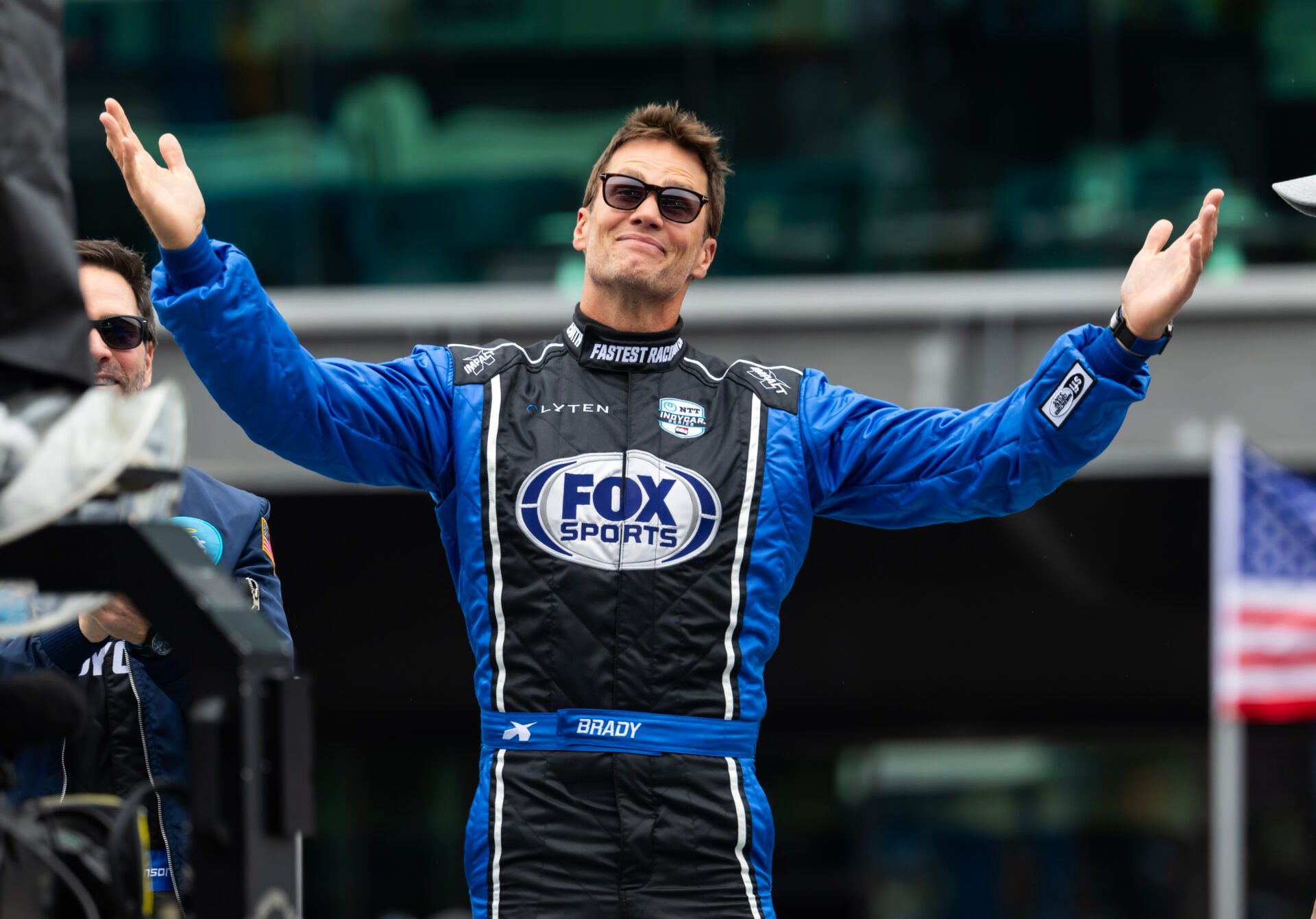Tom Brady in attendance during the 109th Running of the Indianapolis 500 at Indianapolis Motor Speedway.