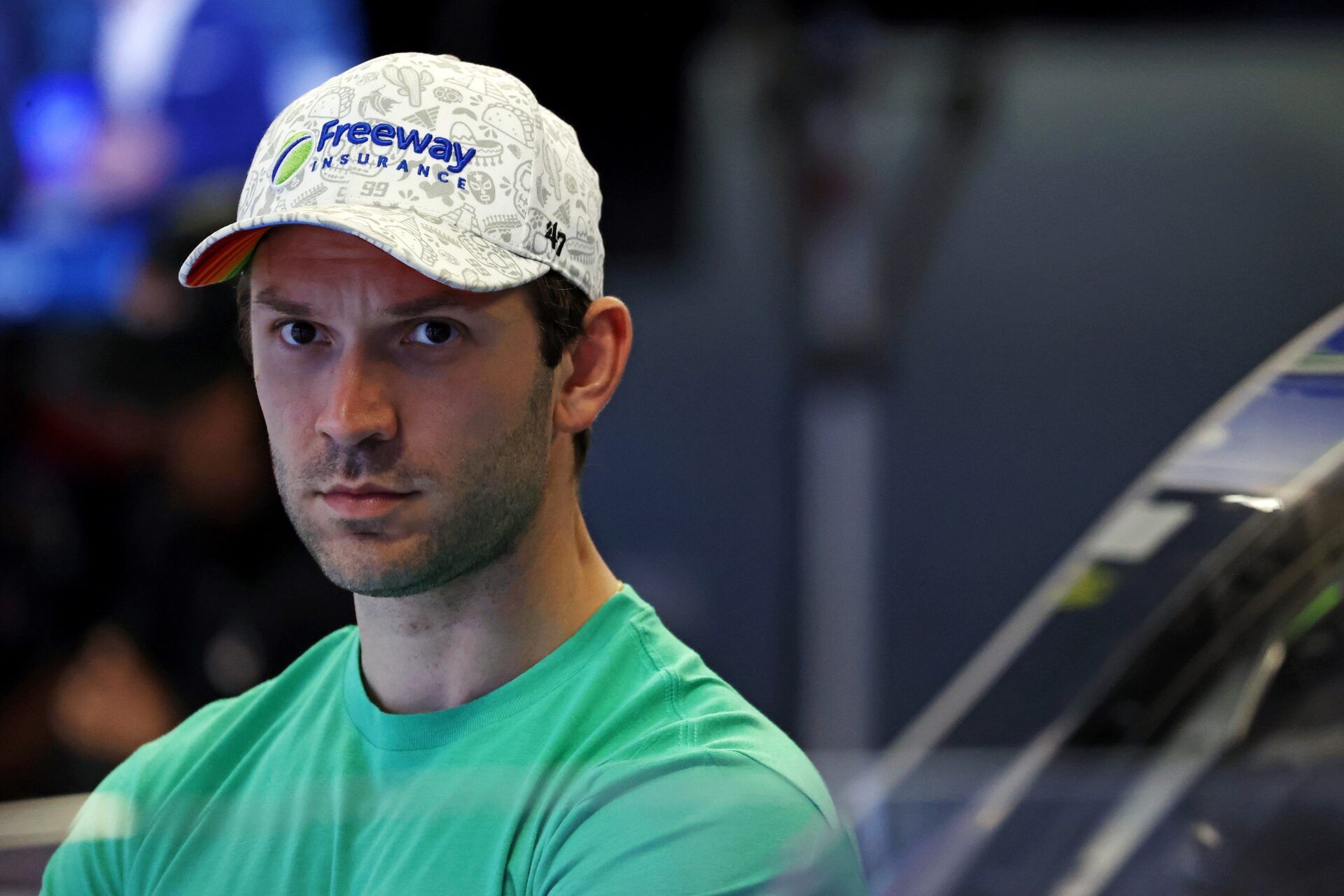 NASCAR Cup Series driver Daniel Suarez (99) during practice for the Daytona 500 at Daytona International Speedway.