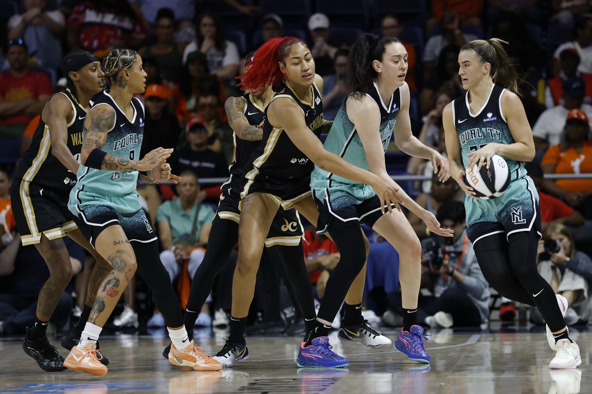 Sabrina Ionescu Shares Playful 5-Word Reaction as Teammate Breanna ...