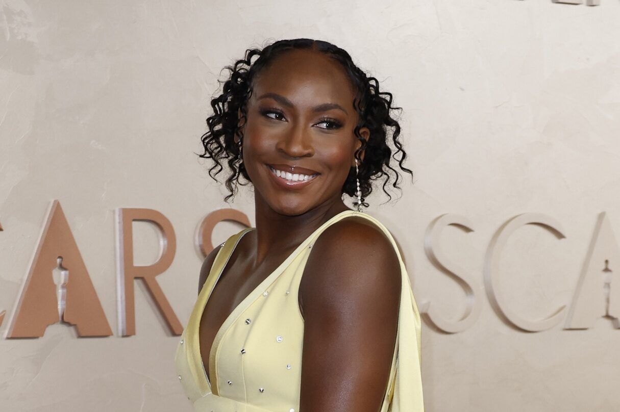 Coco Gauff on the red carpet at the 97th Oscars at the Dolby Theatre at Ovation Hollywood in Los Angeles on Sunday, March 2, 2025.