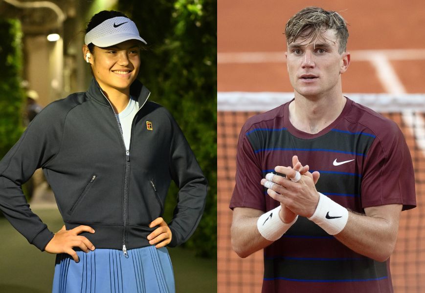Emma Raducanu and Jack Draper