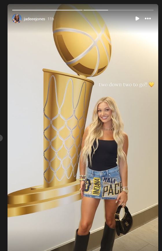 Tyrese Haliburton's Girlfriend Jade Awaits NBA Finals Game 4 in Indiana