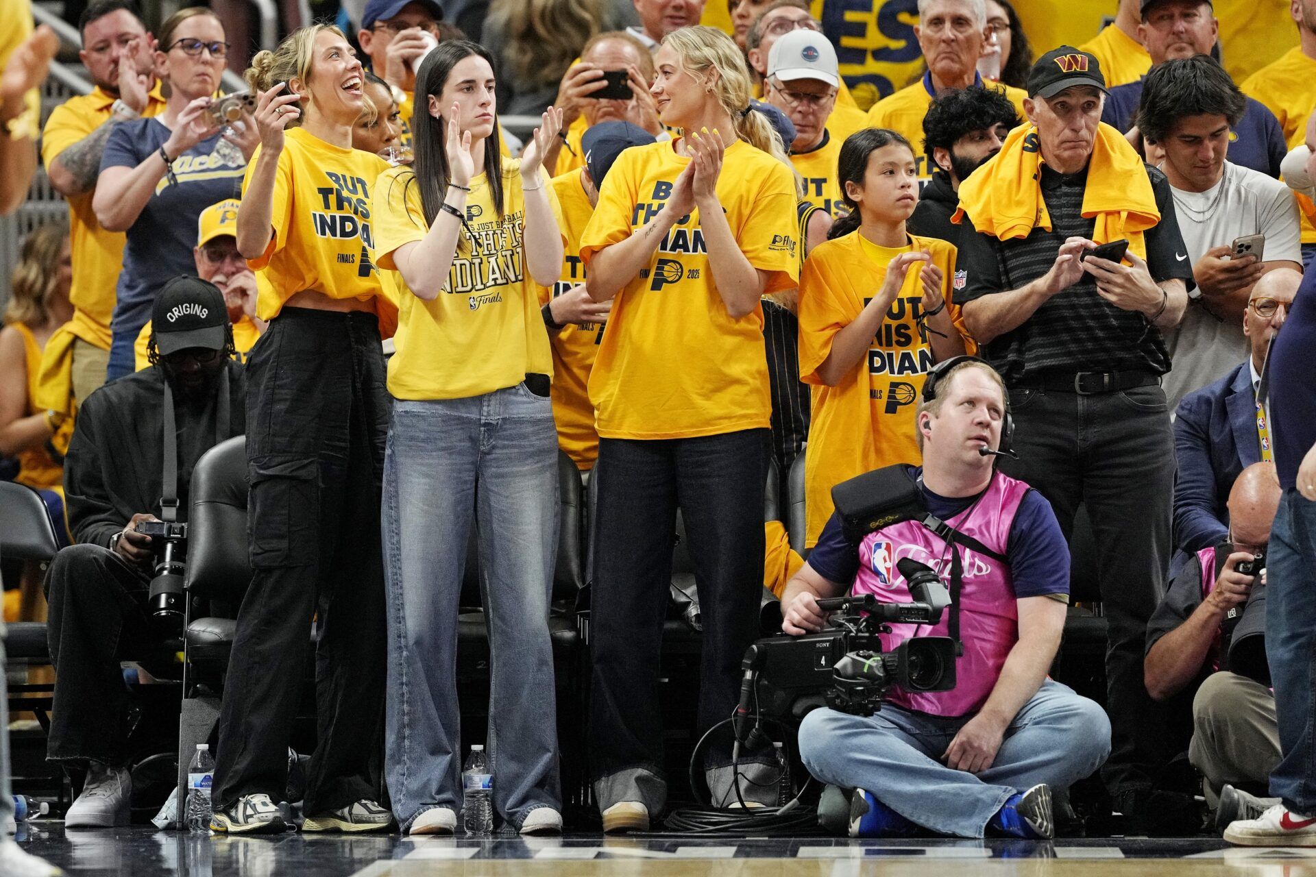 WATCH: Sophie Cunningham's 2-Word Reaction to Pacers Mascot Goes Viral  While Caitlin Clark Remains Unfazed