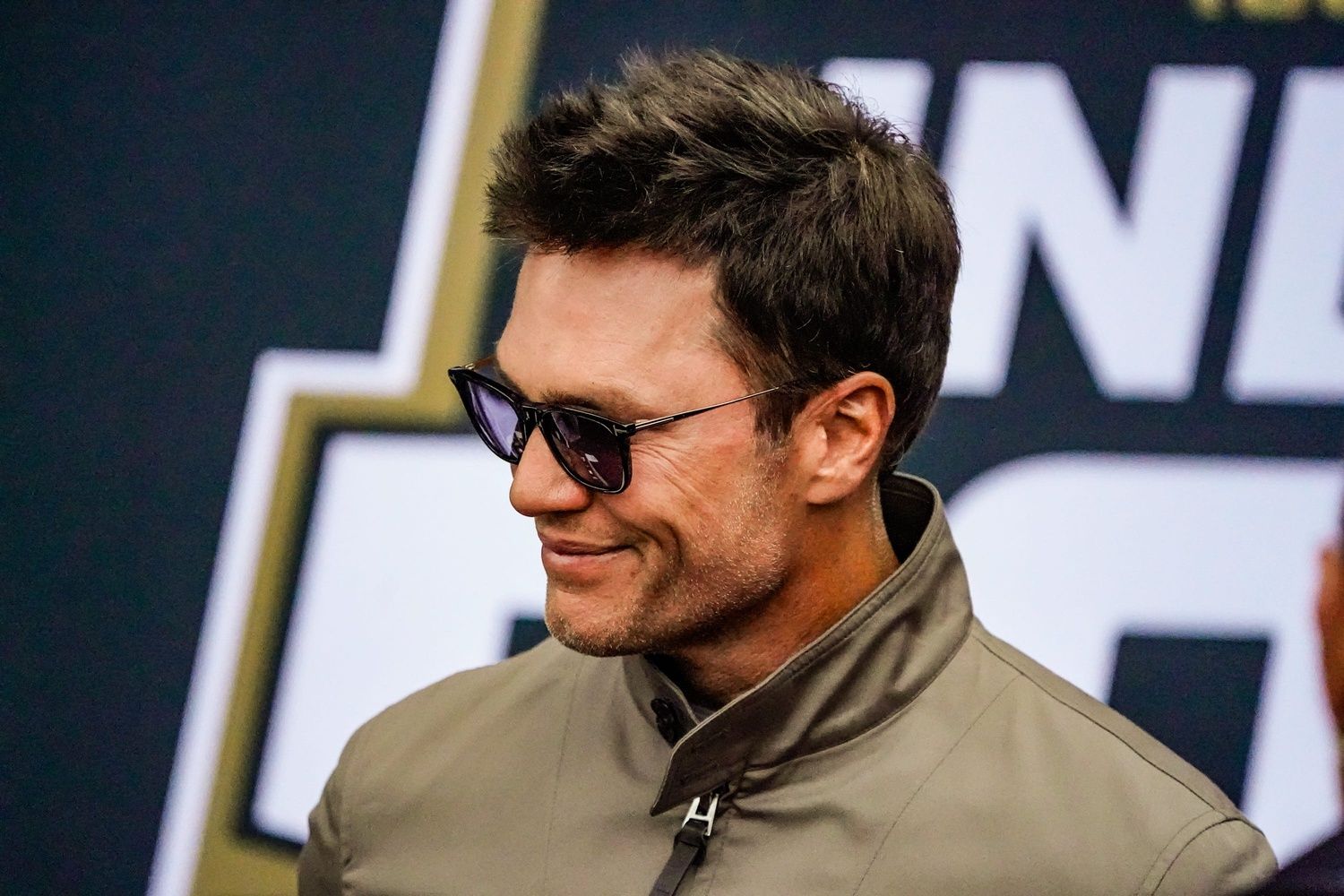 Tom Brady walks the red carpet on Sunday, May 25, 2025, ahead of the 109th running of the Indianapolis 500 at Indianapolis Motor Speedway.