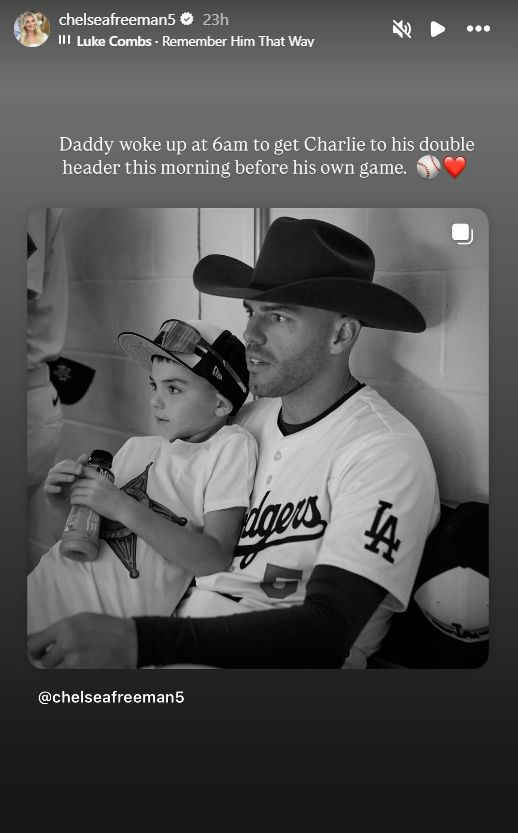Chelsea highlighting Freddie Freeman's fatherly duties