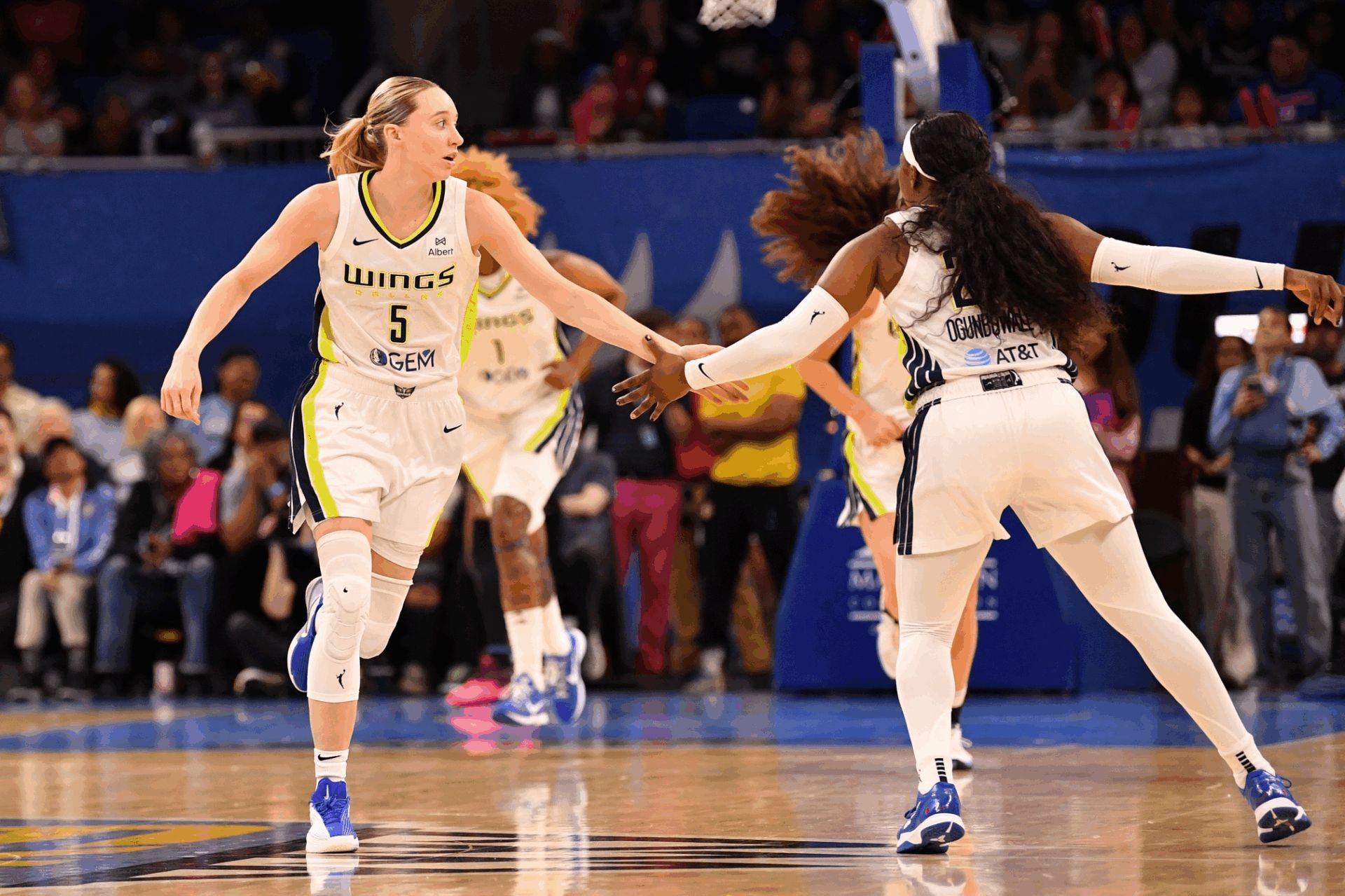 'This Was a Full Team Effort' – Paige Bueckers Shares Wholesome Take On Wings’ Second Win of the Season vs. Valkyries. IMAGN