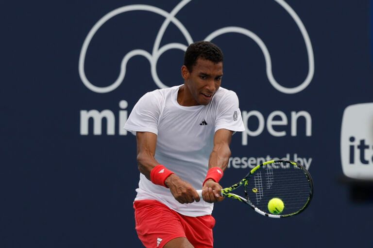 Felix Auger-Aliassime will take on Karen Khachanov in the second round of the Halle Open.