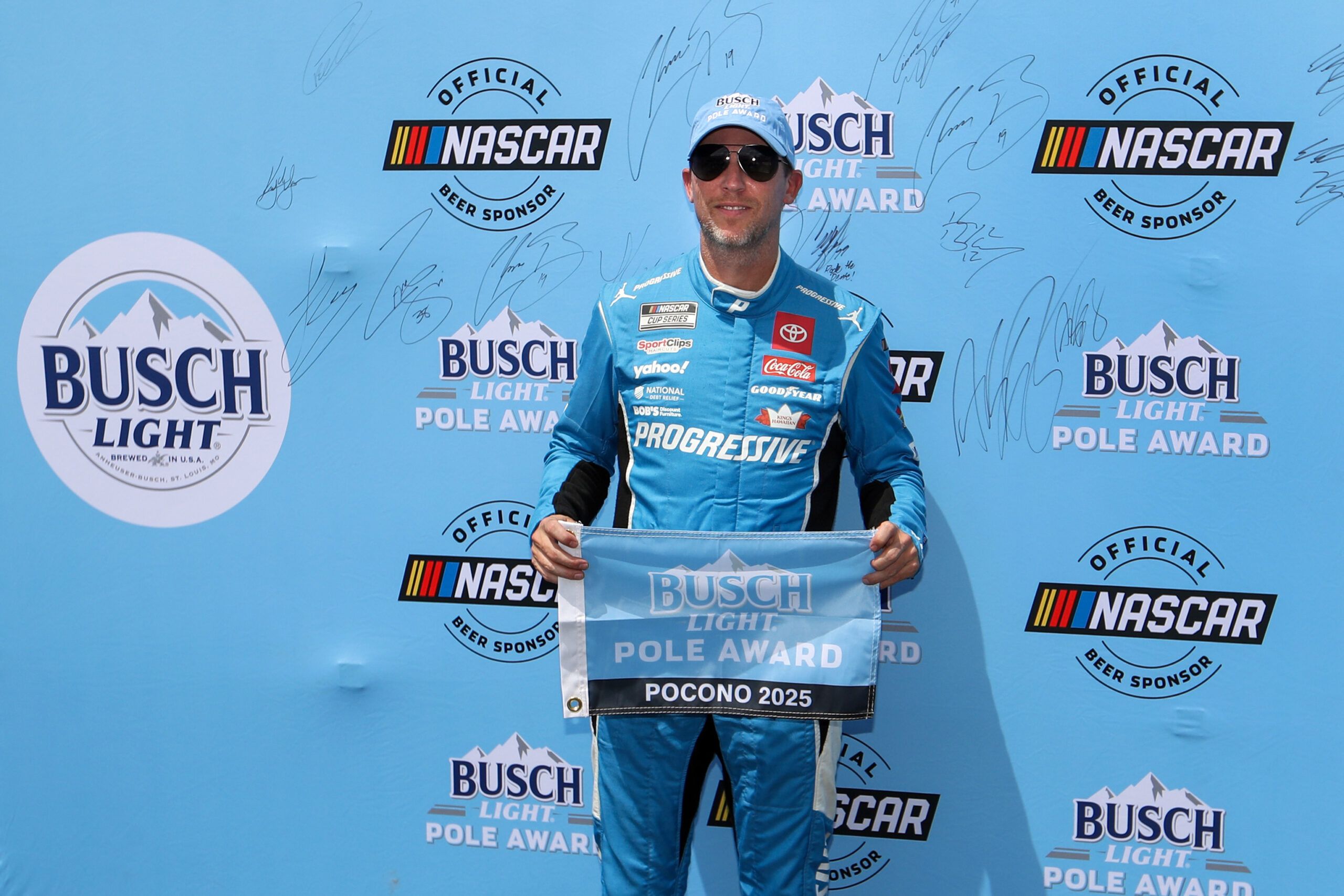 Pocono Cup Starting Lineup: Denny Hamlin and Chris Buescher Lead the Field Into The Great American Getaway 400