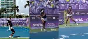 Screengrab of Venus Williams' Instagram stories (@venuswilliams)