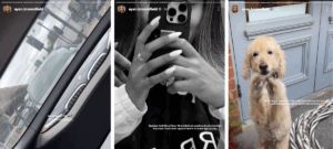 Screengrab of Frances Tiafoe's girlfriend Ayan's Instagram stories (@ayan.broomfield)