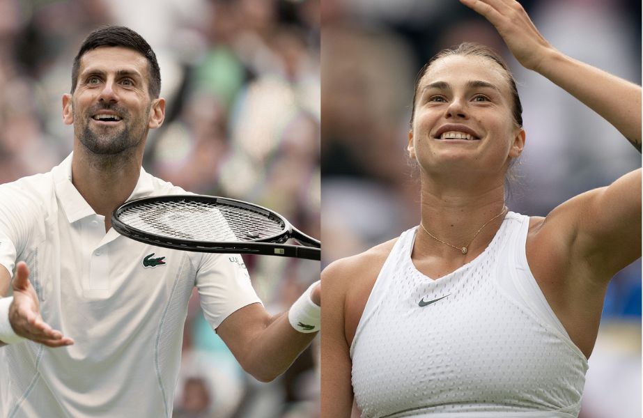 Novak Djokovic and Aryna Sabalenka Involved in Amusing Wimbledon Incident After He Crashes Her Press Conference