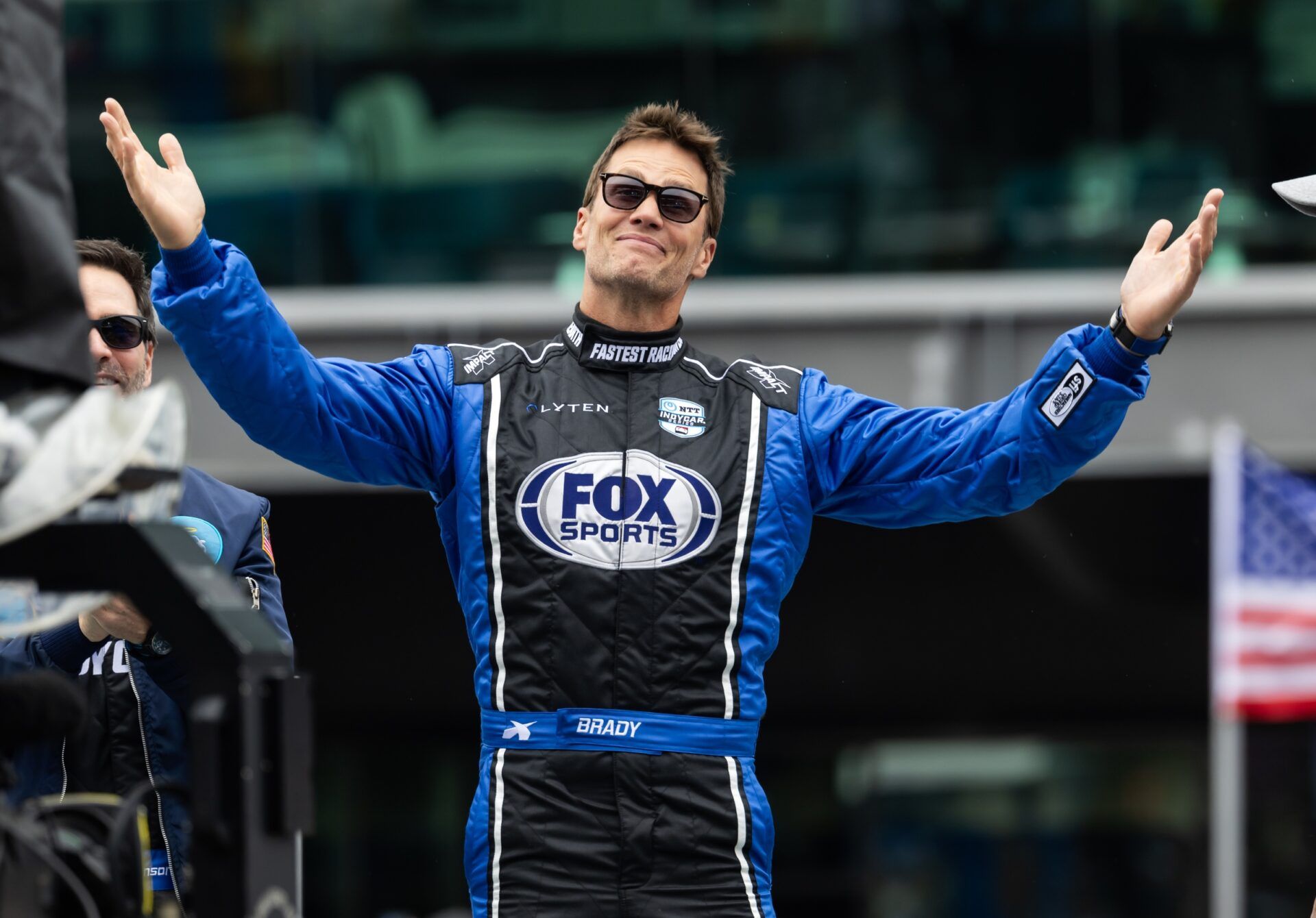 Tom Brady in attendance during the 109th Running of the Indianapolis 500 at Indianapolis Motor Speedway.