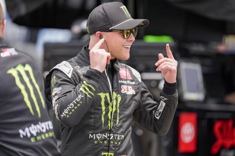 NASCAR Cup Series driver Ty Gibbs (54) during qualifying at Charlotte Motor Speedway.