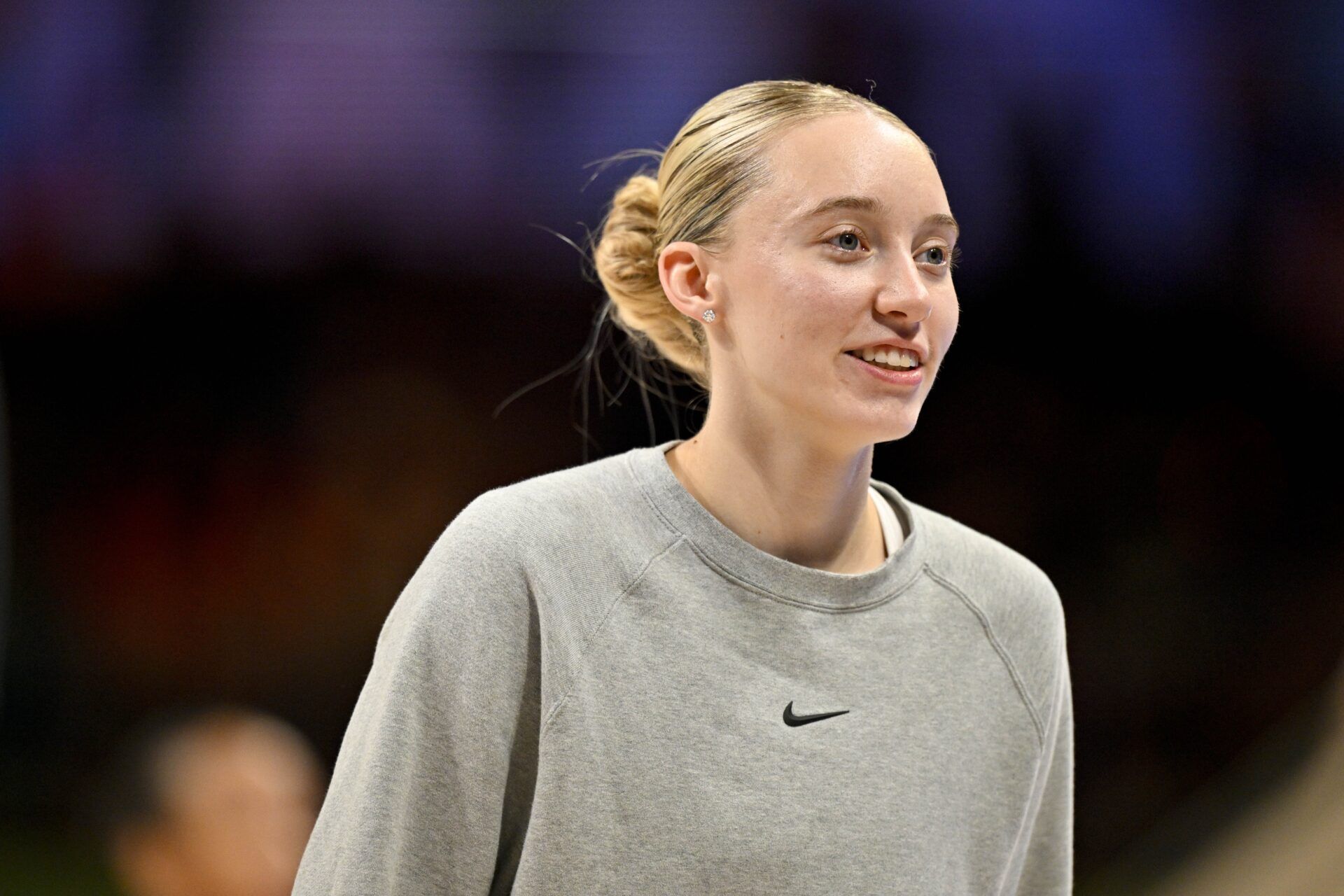 Dallas Wings guard Paige Bueckers (5) during the game between the Dallas Wings and the Washington Mystics at College Park Center.