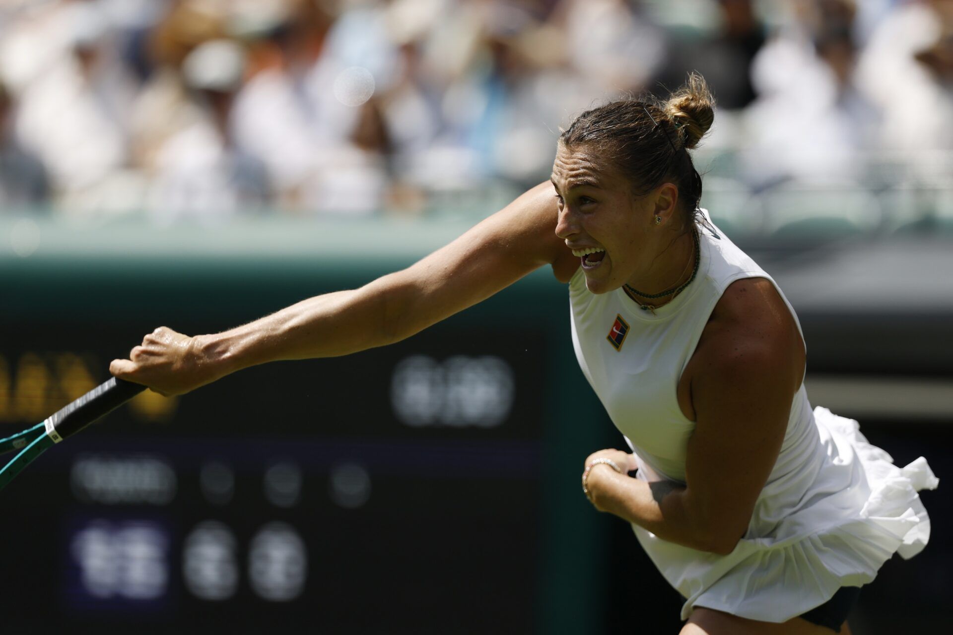 Aryna Sabalenka Wimbledon personal struggles -Navigating the Court and Life: Understanding Aryna Sabalenka's Wimbledon Personal Struggles 2 Aryna Sabalenka thoughtful portrait