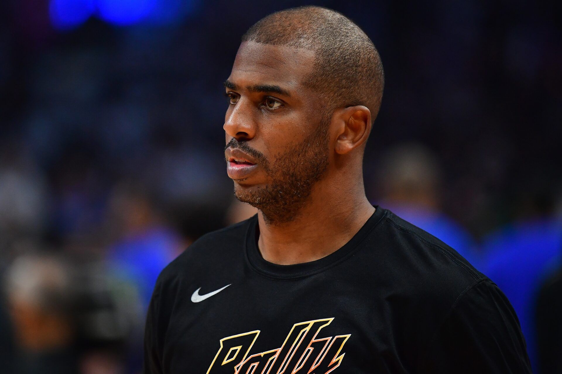 Phoenix Suns guard Chris Paul (3) before playing against the Los Angeles Clippers in game four of the 2023 NBA playoffs at Crypto.com Arena.