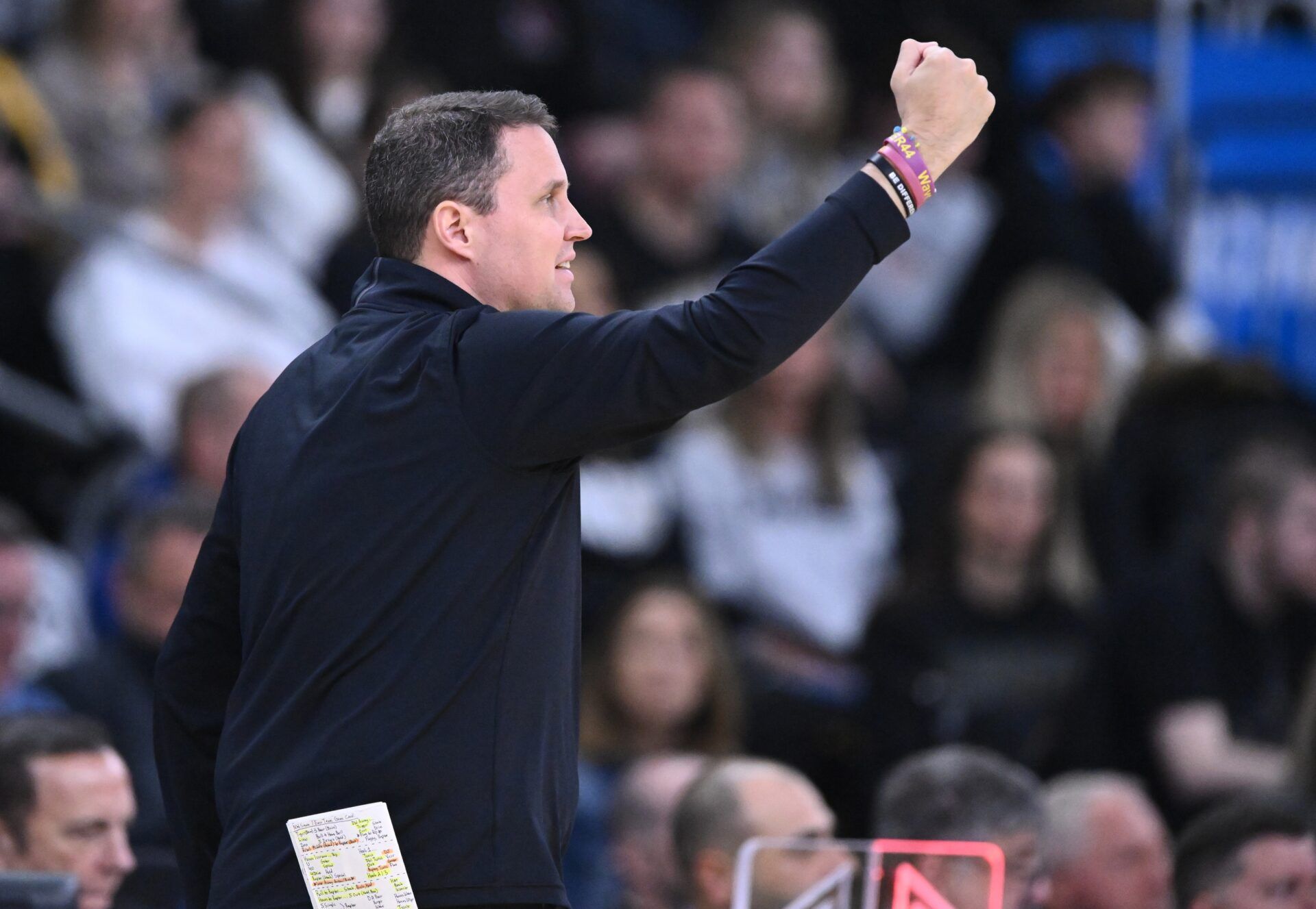 McNeese State Cowboys head coach Will Wade during the first half of a second round men’s NCAA Tournament game against the Purdue Boilermakers at Amica Mutual Pavilion.